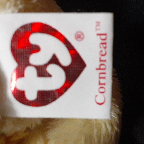 2003 Cracker Barrell Ty Beanie Baby Cornbread ,No Heart Tag - Picture 3 of 4